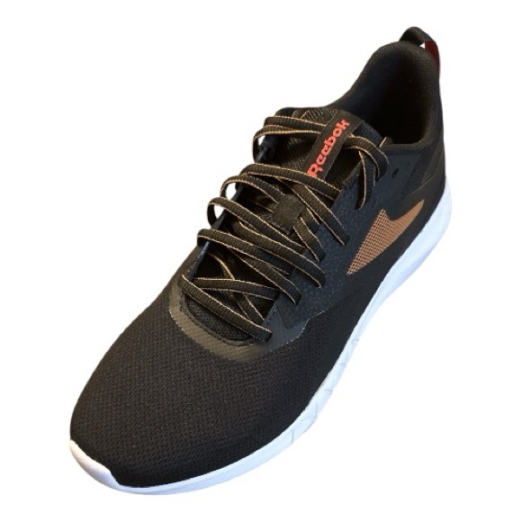 Reebok Flexagon Force 4 Black and  orange Training Shoes - Picture 1 of 6